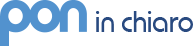 logo PON IN CHIARO