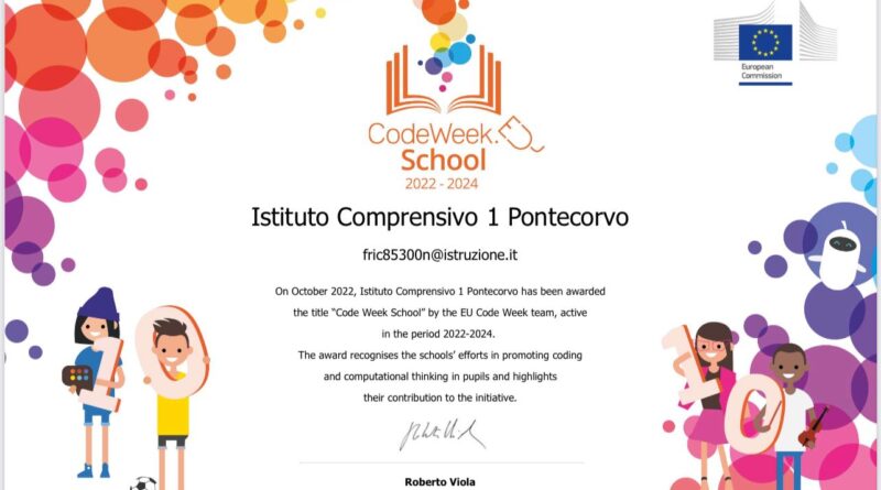 code week school label