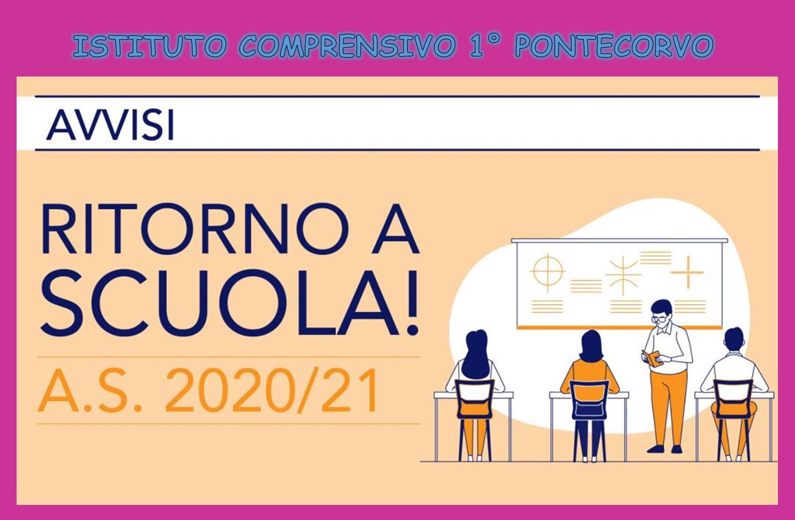 Rientro a scuola-avvisi