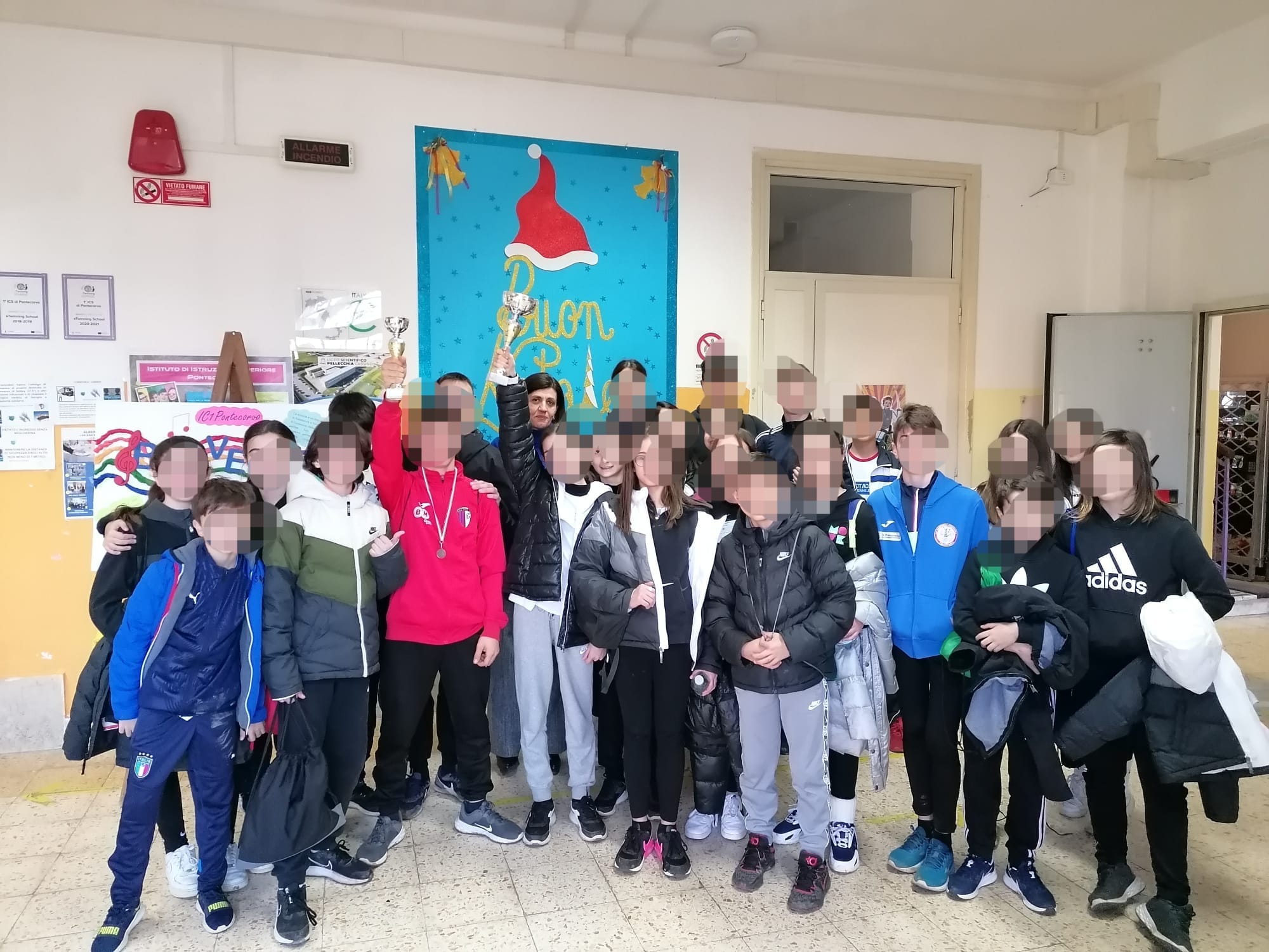 atrio con alunni SSIG cadetti