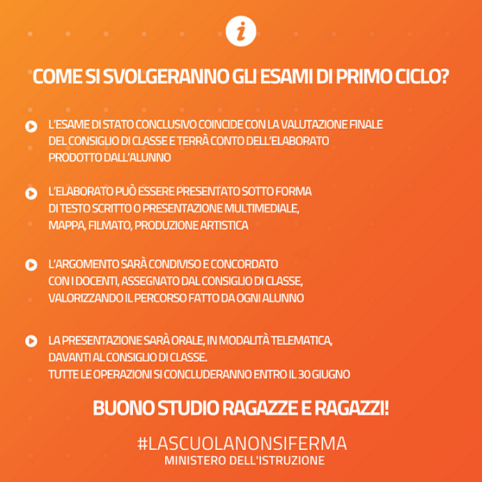 esami primo ciclo 2020 4