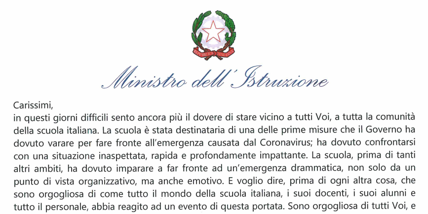 circolare studenti 050320