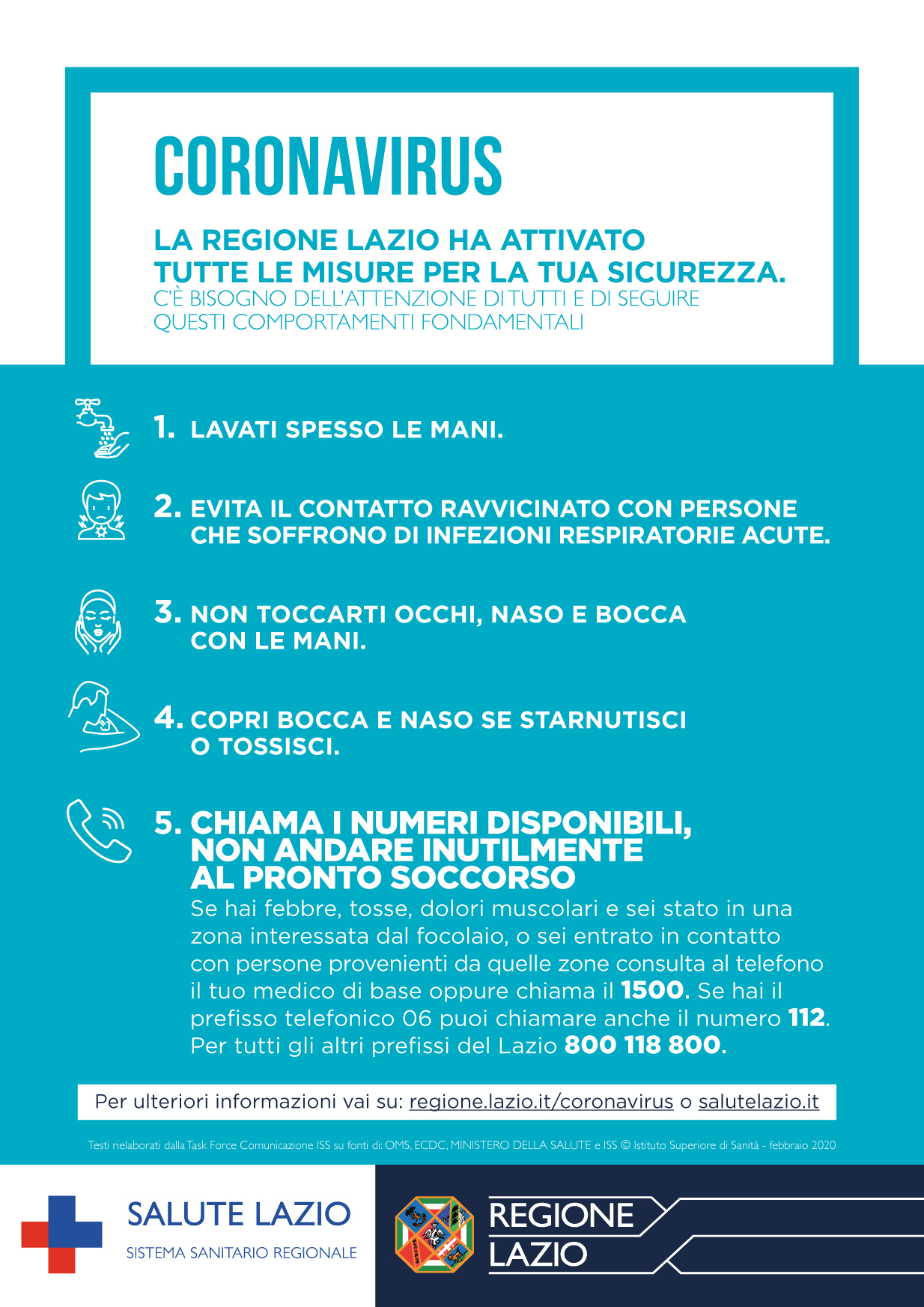 reg lazio ordinanza Z00002 260220 DECALOGO DA 5