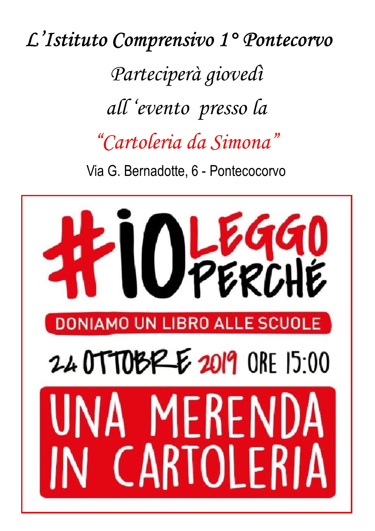 Io leggo