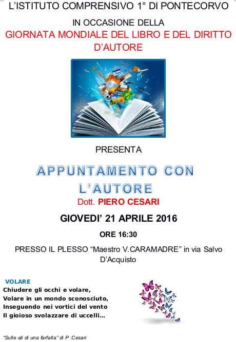 appunt autore 2016 Locandina