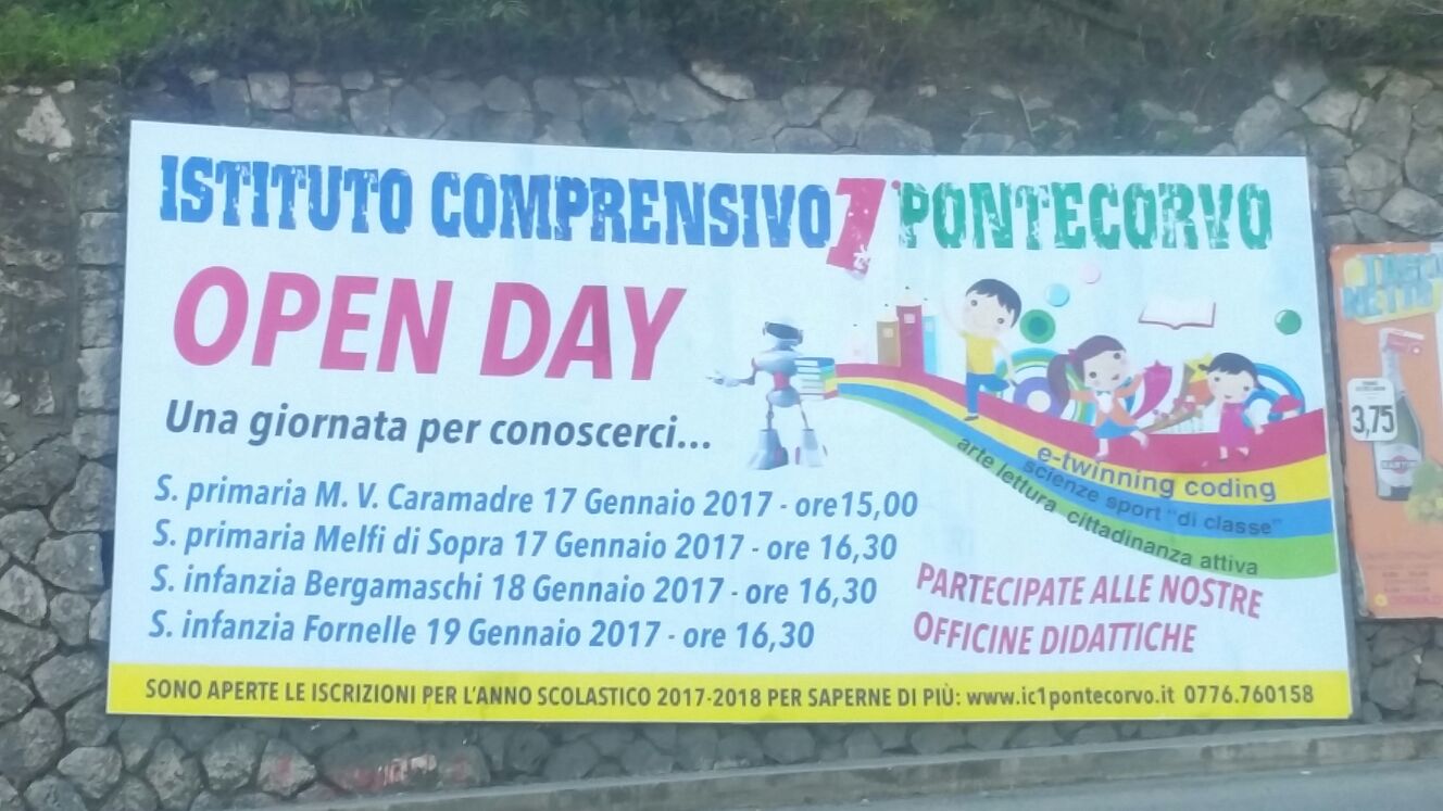 manifesto strada openday