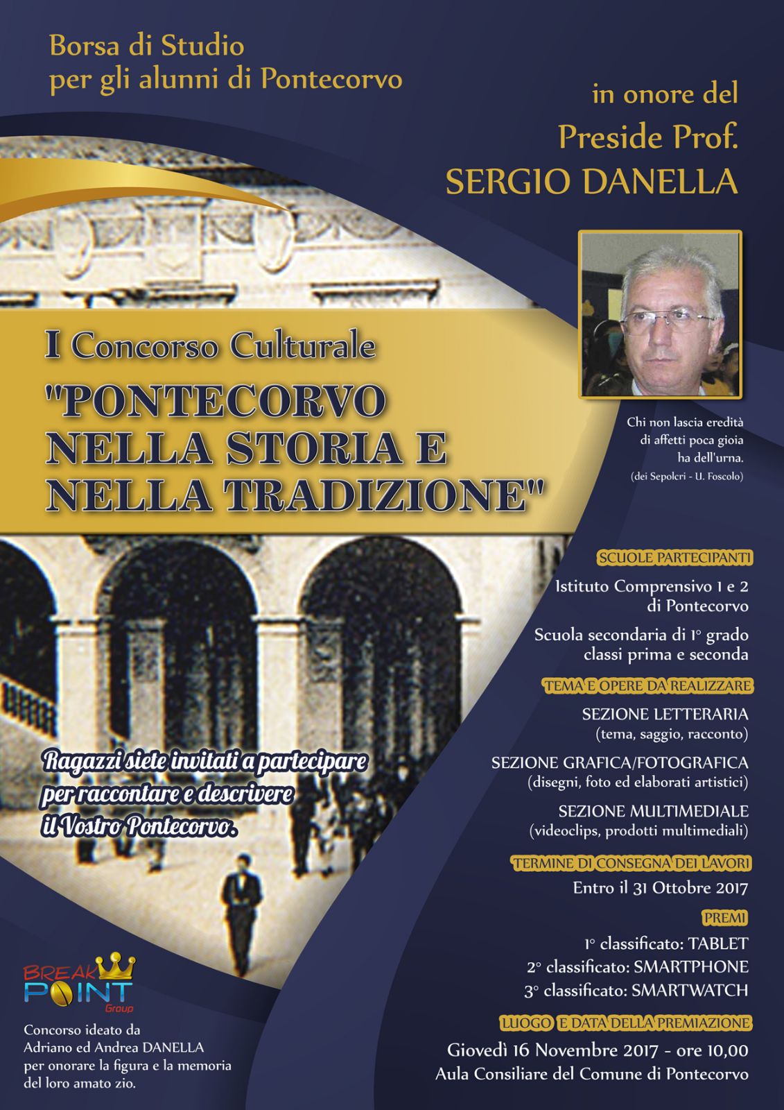 premiazione borsa studio danella 161117