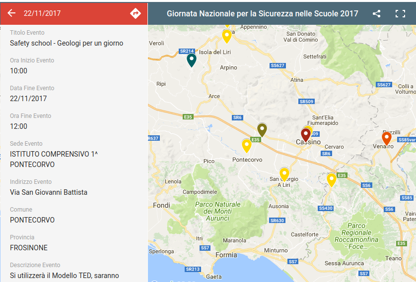 mappa giornata sicurezza 2017