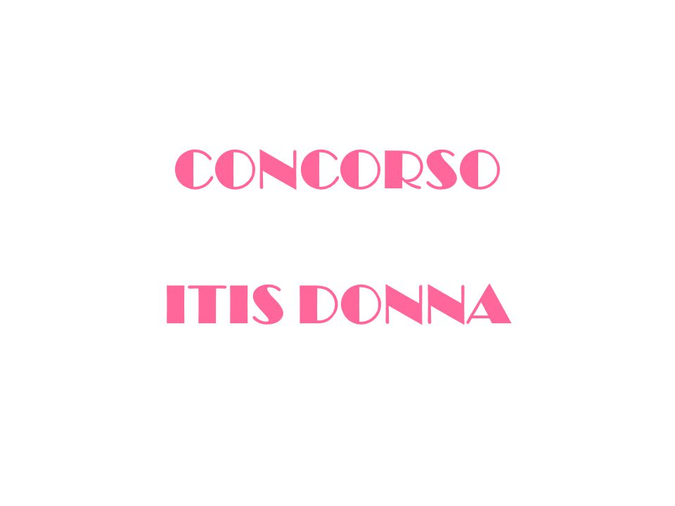 CONCORSOITISDONNA
