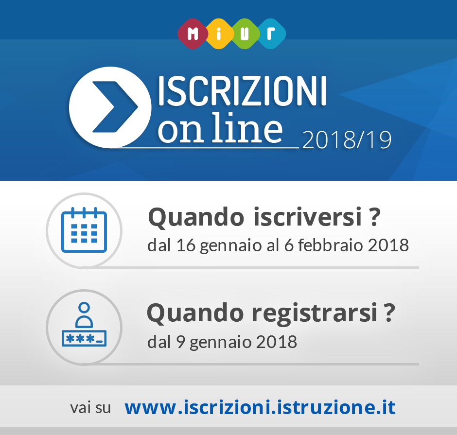 iscrizioni online 2018 2019