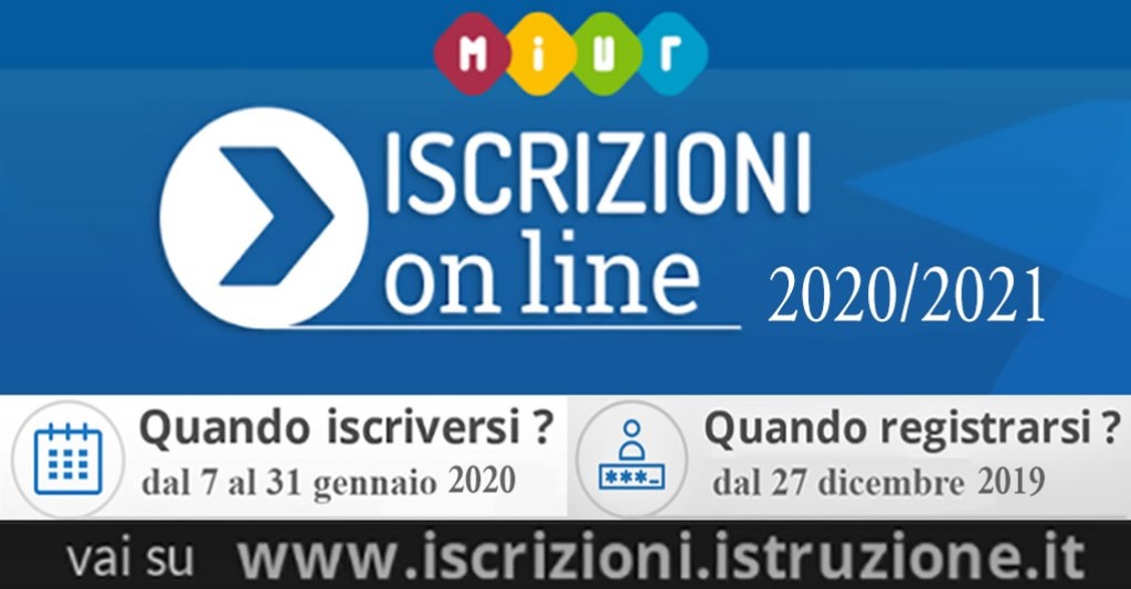 iscrizioni online 2020 2021 2