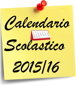 calendario scolastico 2015 2016