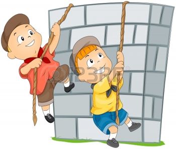 6810784 bambini parete di arrampicata